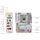Gigabyte X870 A Elite WF7 Ice Motherboard - White