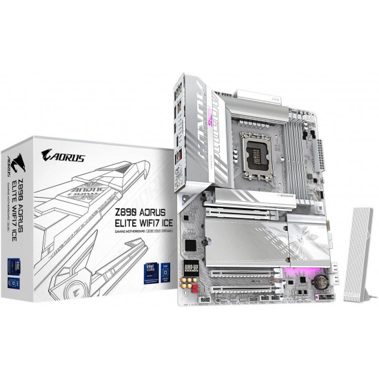 Gigabyte Z890 A Elite WF7 Ice Motherboard - White