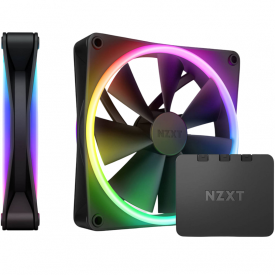 NZXT F140 RGB Duo 140mm RGB Fan with RGB Controller