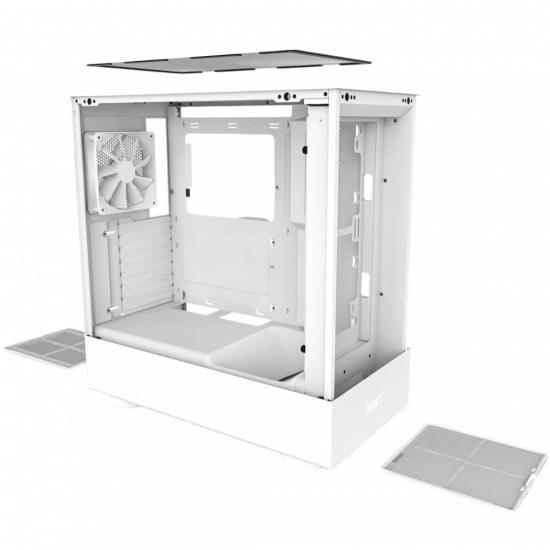 NZXT H5 Flow Edition ATX Mid Tower - White NZXT H5 Flow Edition ATX Mid Tower - White