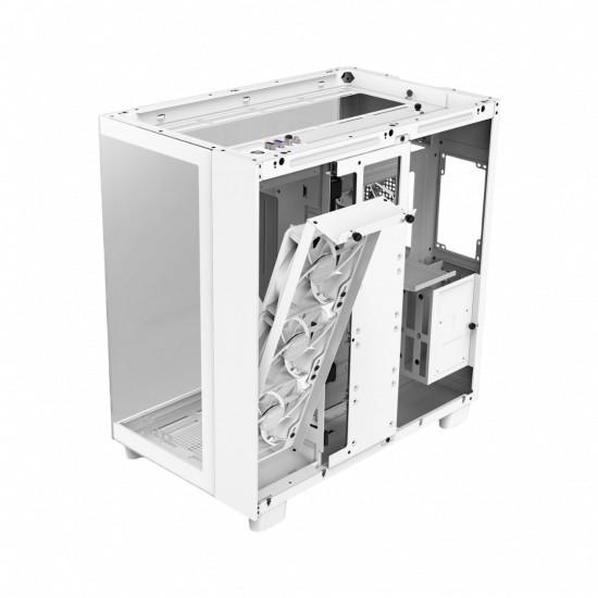 NZXT H9 Flow Edition ATX Mid Tower Case - White NZXT H9 Flow Edition ATX Mid Tower Case - White