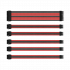 Mod Sleeve Extension Power Supply Cable Kit - Black/Red