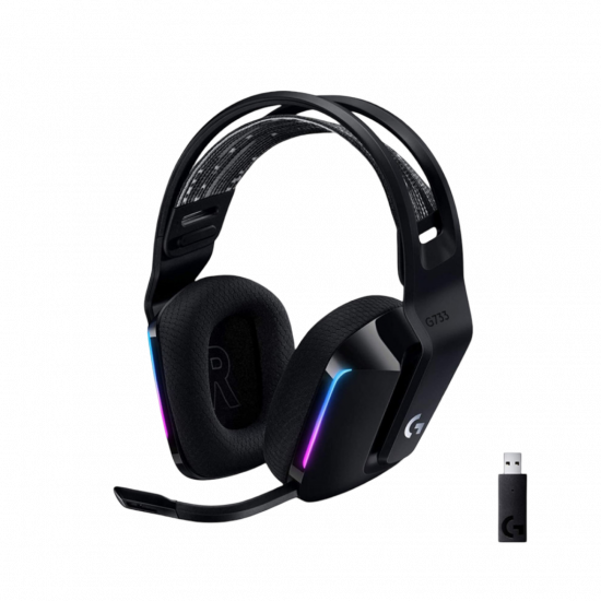 Logitech G733 LightSpeed RGB Wireless Gaming Headset - Black