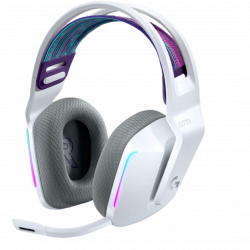 Logitech G733 LightSpeed White RGB Wireless Gaming Headset - White