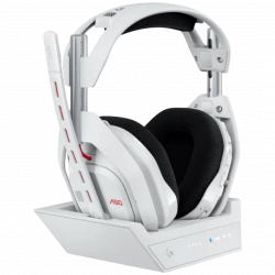 Astro A50 LIGHTSPEED Wireless Gaming Headset Gen5 + Base Station [PS5 - PC - PS4 - Xbox ] - White