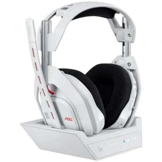 Astro A50 LIGHTSPEED Wireless Gaming Headset Gen5 + Base Station [PS5 - PC - PS4 - Xbox ] - White