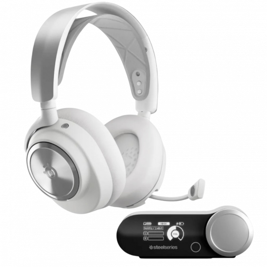 SteelSeries Arctis Nova Pro Wireless Gaming Headset - White SteelSeries Arctis Nova Pro Wireless Gaming Headset - White