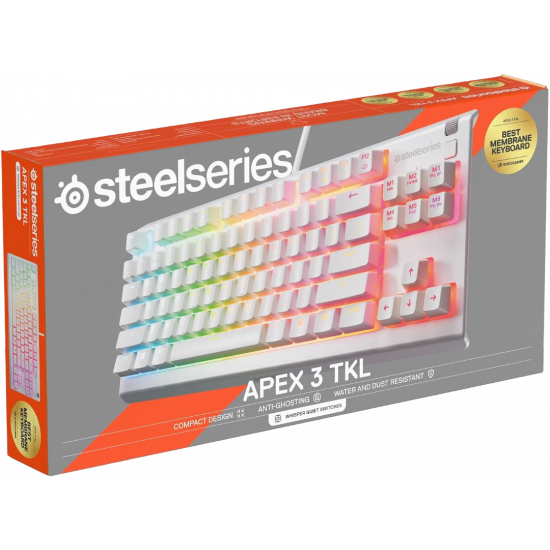 SteelSeries Apex 3 TKL White US