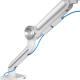 Devo Gaming Monitor Arm - Flexi Pro 1 - White/Silver Devo Gaming Monitor Arm - Flexi Pro 1 - White/Silver