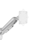 Devo Gaming Monitor Arm - Flexi Pro 1 - White/Silver Devo Gaming Monitor Arm - Flexi Pro 1 - White/Silver