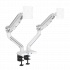 Devo Gaming Monitor Arm - Flexi Pro 2 - White/Silver