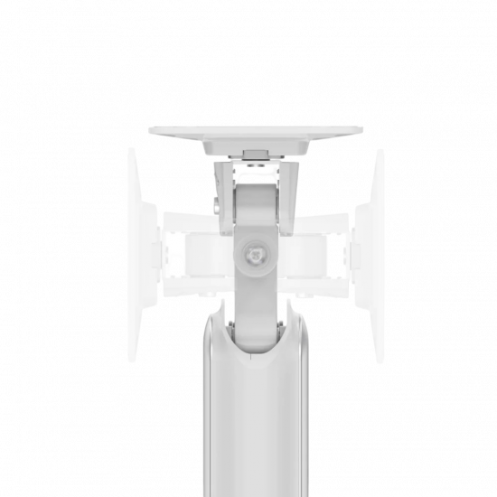 Devo Gaming Monitor Arm - Flexi Pro 2 - White/Silver