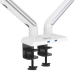 Devo Gaming Monitor Arm - Flexi Pro 2 - White/Silver