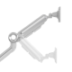 Devo Gaming Monitor Arm - Flexi Pro 2 - White/Silver