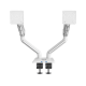 Devo Gaming Monitor Arm - Flexi Pro 2 - White/Silver