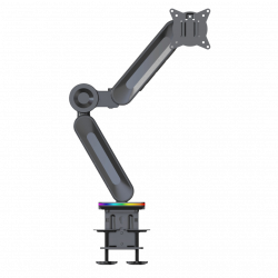 Devo Gaming Monitor Arm - Flexi Elite 1 - Black