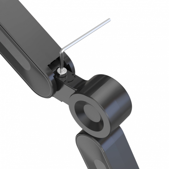 Devo Gaming Monitor Arm - Flexi Elite 1 - Black