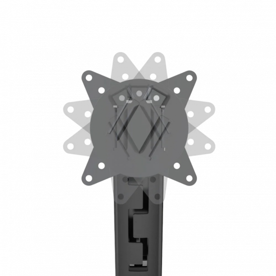 Devo Gaming Monitor Arm - Flexi Elite 1 - Black