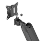 Devo Gaming Monitor Arm - Flexi Elite 1 - Black