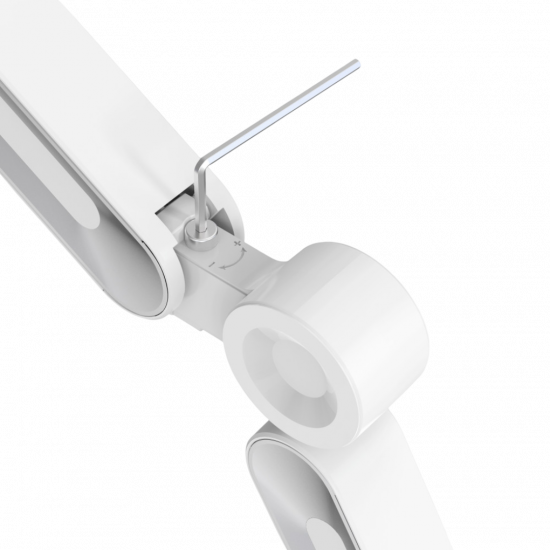 Devo Gaming Monitor Arm - Flexi Elite 1 - White Devo Gaming Monitor Arm - Flexi Elite 1 - White