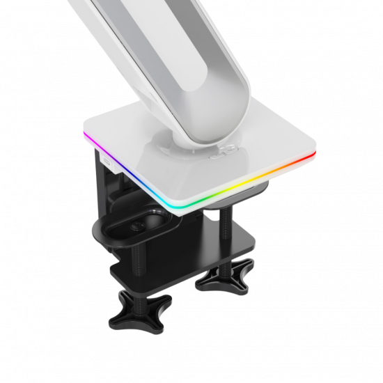 Devo Gaming Monitor Arm - Flexi Elite 1 - White Devo Gaming Monitor Arm - Flexi Elite 1 - White