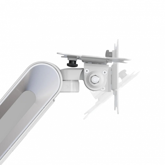 Devo Gaming Monitor Arm - Flexi Elite 1 - White Devo Gaming Monitor Arm - Flexi Elite 1 - White