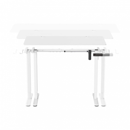 Devo Gaming Table - Agr Lite Frame - White Devo Gaming Table - Agr Lite Frame - White