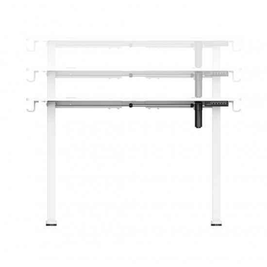 Devo Gaming Table - Agr Lite Frame - White Devo Gaming Table - Agr Lite Frame - White