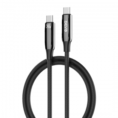 Devo Tech - DT01 - USB-C to USB-C Data Cable 240w - 1m Devo Tech - DT01 - USB-C to USB-C Data Cable 240w - 1m
