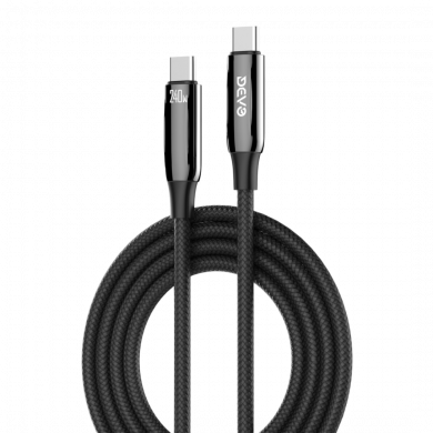 Devo Tech - DT02 - USB-C to USB-C Data Cable 240w - 2m Devo Tech - DT02 - USB-C to USB-C Data Cable 240w - 2m