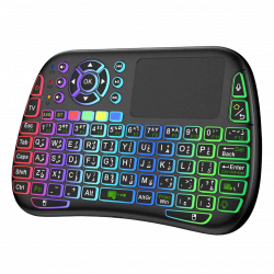 Porodo Mini Wireless Keyboard Touch Combo - Black