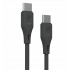 Porodo Blue 60W PD Type C to C PVC Cable 1.2M - Black