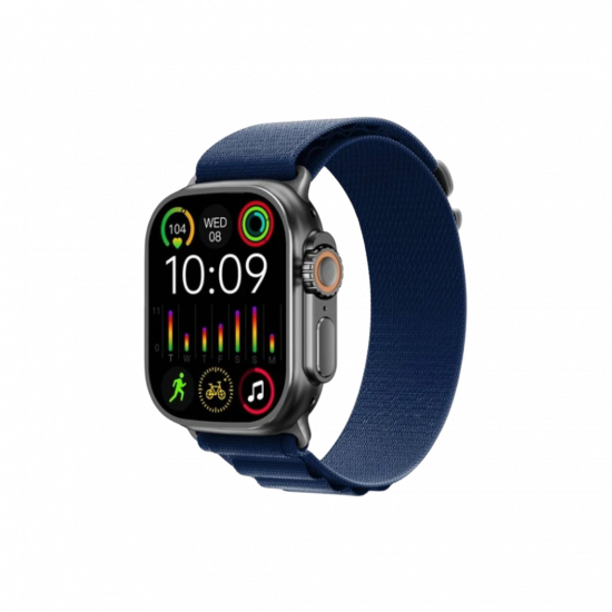 Porodo Blue Supremo Smart Watch Black Dial + Blue Silicon Strap & Blue Alpine Porodo Blue Supremo Smart Watch Black Dial + Blue Silicon Strap & Blue Alpine