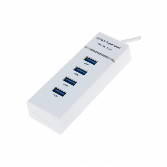 USB 3.0 Hub – 4-Port - White USB 3.0 Hub – 4-Port - White