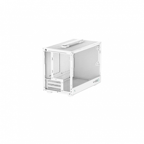DeepCool CH160 Portable high airflow M-ATX Case - White