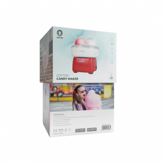 Green Lion Cotton Candy Maker 500W - White/Red