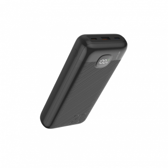 Green Lion Ultra Compact Power Bank PD 20W 20000mAh - Black Green Lion Ultra Compact Power Bank PD 20W 20000mAh - Black
