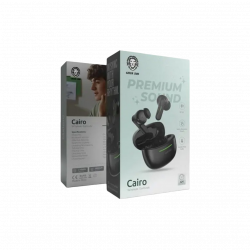 Green Lion Cairo Wireless Earbuds - Black