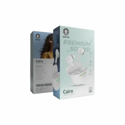 Green Lion Cairo Wireless Earbuds - White
