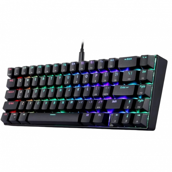 Motospeed ck67 RGB Mechanical Game Keyboard Black - Red Arabic Switch Motospeed ck67 RGB Mechanical Game Keyboard Black - Red Arabic Switch