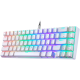 Motospeed ck67 RGB Mechanical Game Keyboard White - Blue Arabic Switch Motospeed ck67 RGB Mechanical Game Keyboard White - Blue Arabic Switch