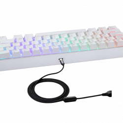 Motospeed ck67 RGB Mechanical Game Keyboard White - Blue Arabic Switch Motospeed ck67 RGB Mechanical Game Keyboard White - Blue Arabic Switch