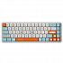 Darmoshark K5 Luxury Wired+2.4G Wireless Dual-mode Mechanical Keyboard White - Red Switch