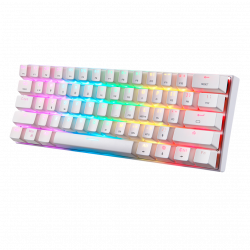 Motospeed SK62 RGB Mechanical Game Keyboard White - Red Arabic Switch