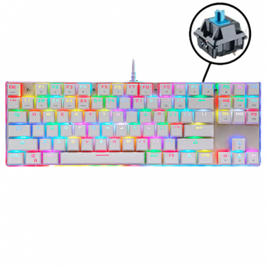 MotoSpeed K87S Wired Mechanical RGB Keyboard - Blue Switches MotoSpeed K87S Wired Mechanical RGB Keyboard - Blue Switches