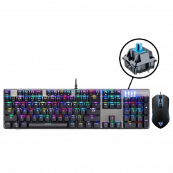 Motospeed CK888 Wired Mouse and Keyboard Combo - Blue Switches