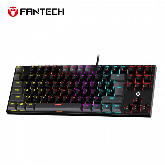 Fantech MK876V2 104 Wired Mechanical Keyboard - Black - Red Switch Fantech MK876V2 104 Wired Mechanical Keyboard - Black - Red Switch