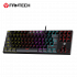 Fantech MK876V2 104 Wired Mechanical Keyboard - Black - Red Switch