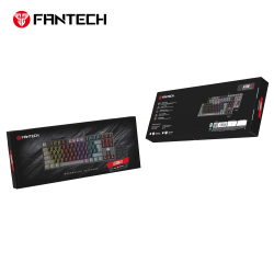 Fantech MK876V2 104 Wired Mechanical Keyboard - Black - Red Switch Fantech MK876V2 104 Wired Mechanical Keyboard - Black - Red Switch