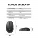 Fantech W609 Wireless Office mouse - Black Fantech W609 Wireless Office mouse - Black